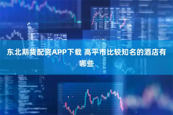 东北期货配资APP下载 高平市比较知名的酒店有哪些